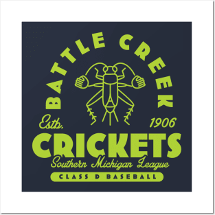 Battle Creek Crickets Posters and Art